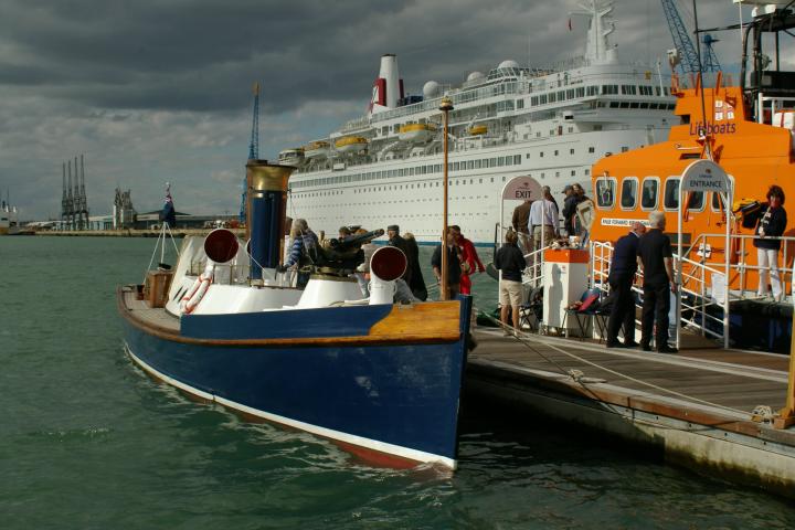 At the Southampton Boat Show pre-refit