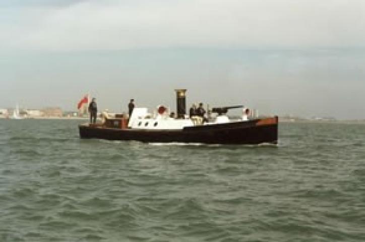 Naval launches 198 and 376 in the pool in HM Naval Base, Portsmouth.