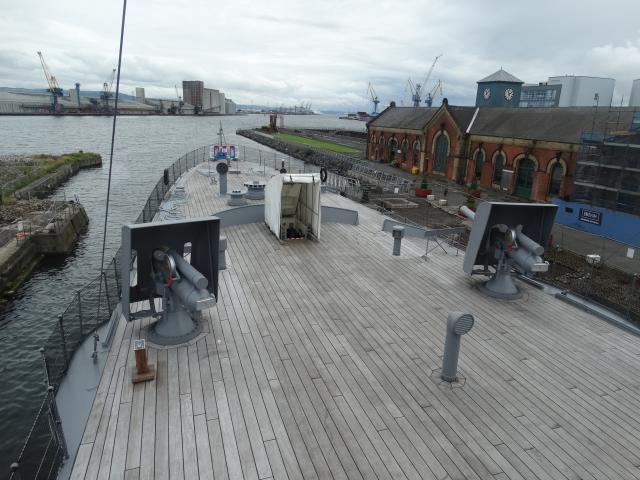 View from HMS Caroline