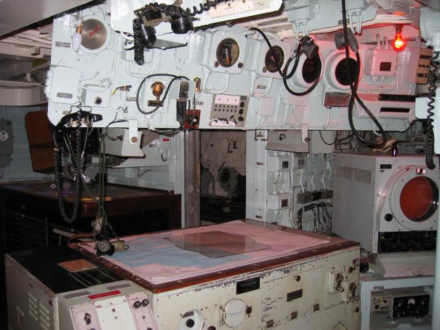 HMS Cavalier - below deck