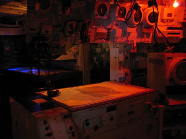 HMS Cavalier - below deck