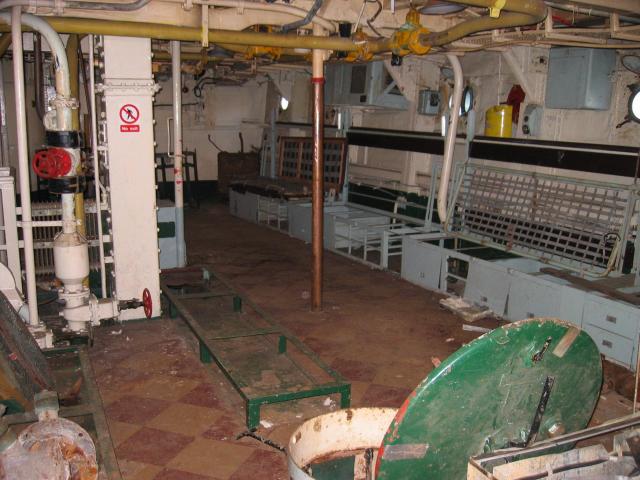 HMS Cavlier - below deck