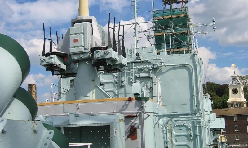 HMS Cavalier - upper deck