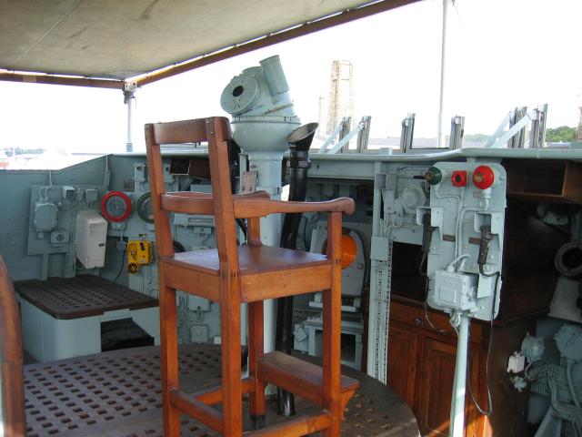 HMS Cavalier - control room