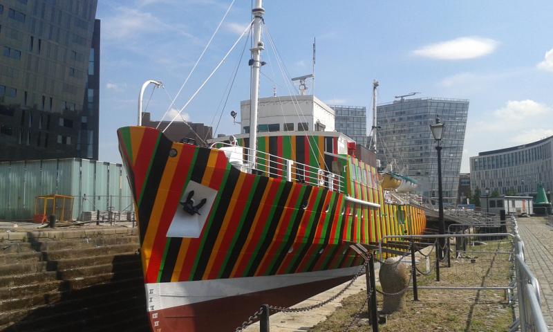 Dazzle painted, July 2014