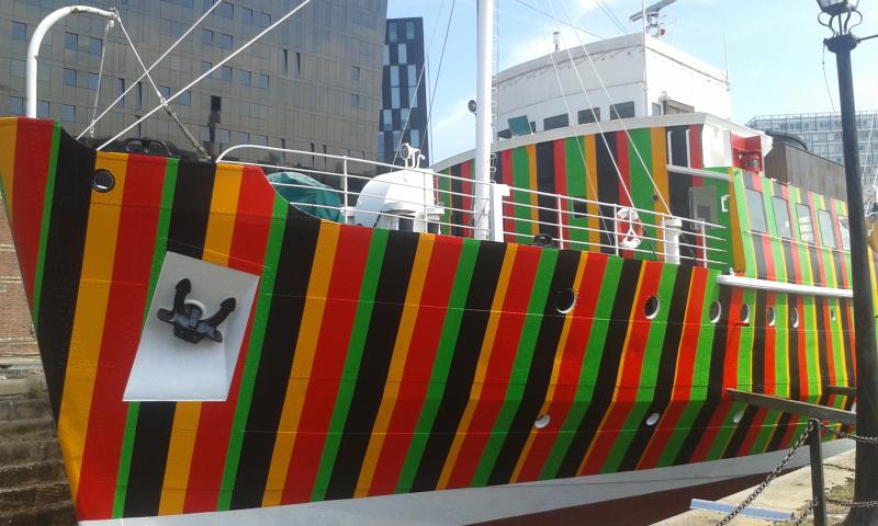 Dazzle painted, July 2014