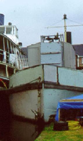 MANNIN 2 - bow from starboard quarter looking aft