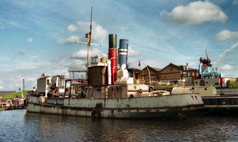 Mannin 2 - moored at Manchester Ship Canal, near DANIEL ADAMSON