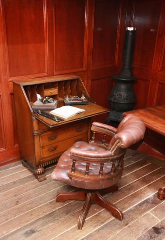 Glenlee - newly restored Captain's cabin