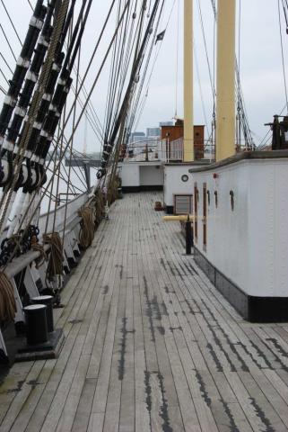 View of Glenlee's deck