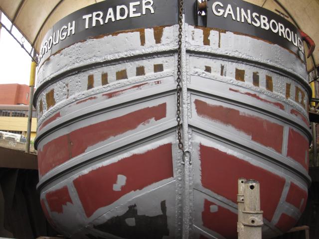 Gainsborough Trader - just before final painting, stripe painted