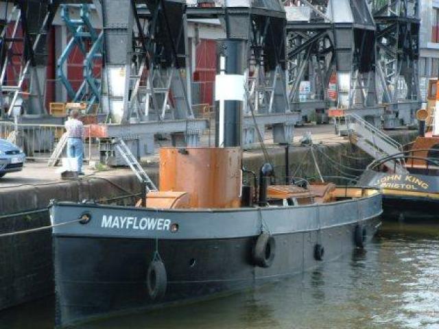 Mayflower - port view