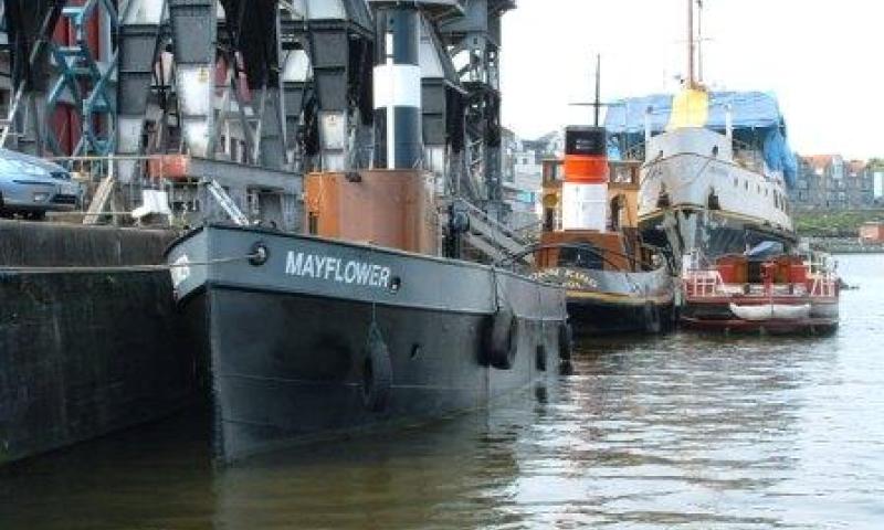 Mayflower - moored