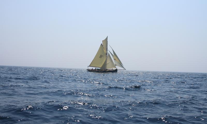 Photo Comp 2012 entry: Cornubia - overtakes after setting tow staysail