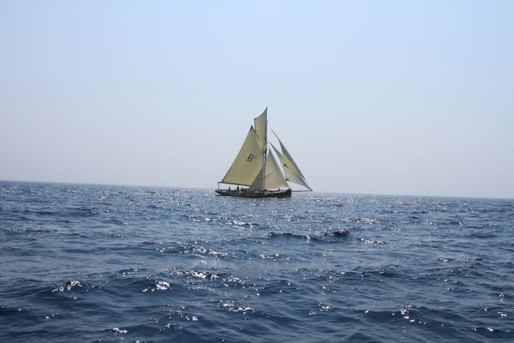 Photo Comp 2012 entry: Cornubia - overtakes after setting tow staysail