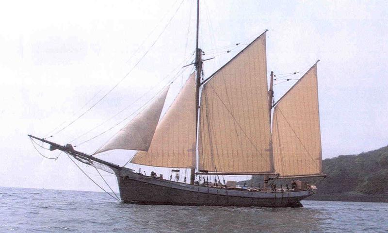 Irene pictured sailing after full restoration project completed.
