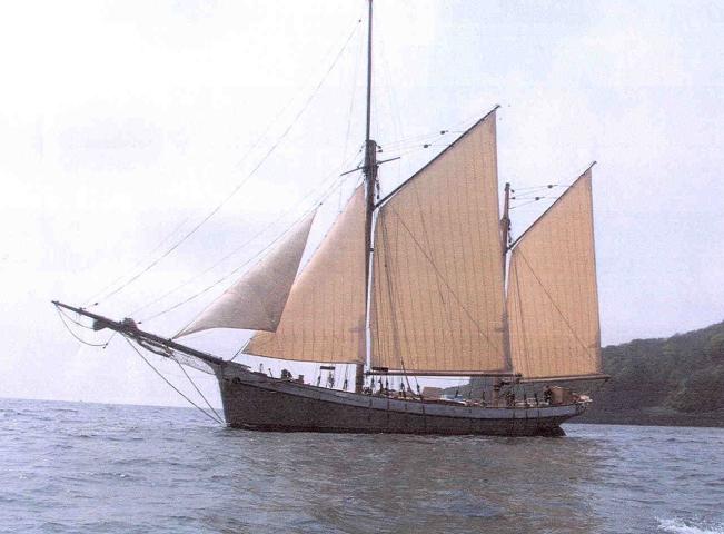 Irene pictured sailing after full restoration project completed.