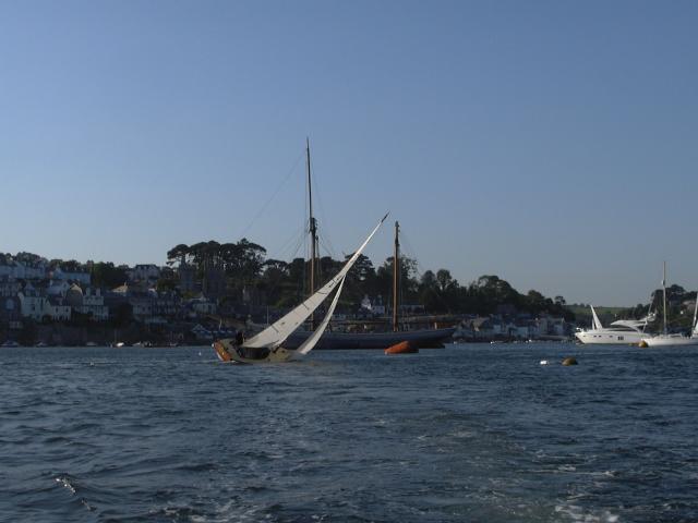 Dipping a sail to the Grey Lady (Irene) - Photo comp entry)