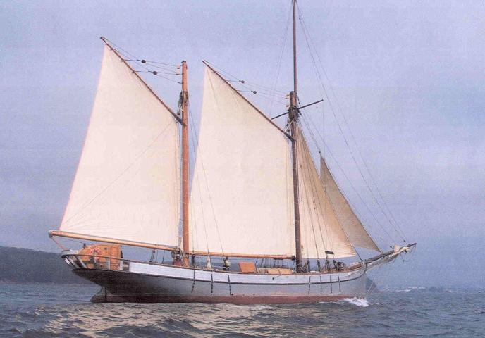 Irene out sailing after completion of restoration project