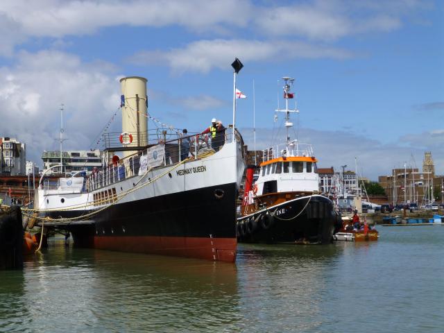 Medway Queen at Ramsgate, Dunkirk anniversary 2015