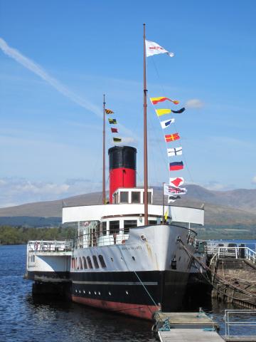 Maid of the Loch - dressed overall 25 May 2013