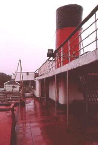 MAID OF THE LOCH - new steel deck. Amidships. Ref: 98/8/5/25