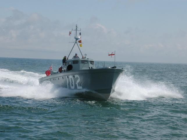 MTB 102, off Ramsgate, returning from the 2005 ADLS Return to Dunkirk