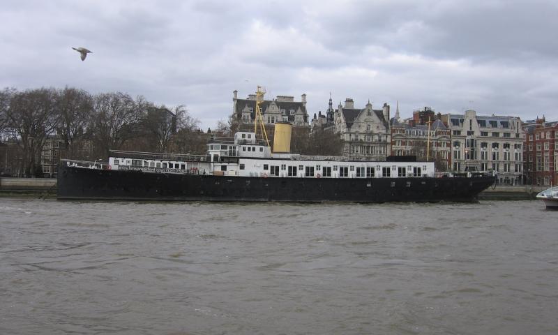 port side view, Thames Embankment