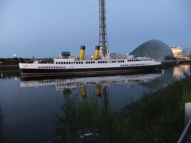 Queen Mary at night