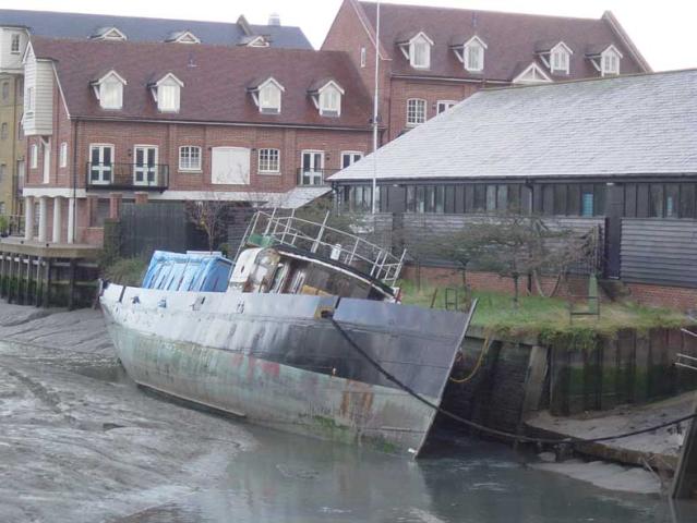 Vigilant at Faversham Creek