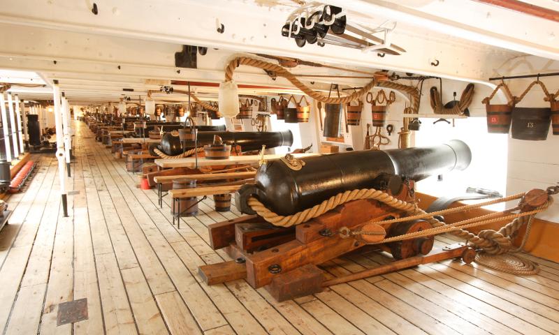 HMS Warrior - cannon