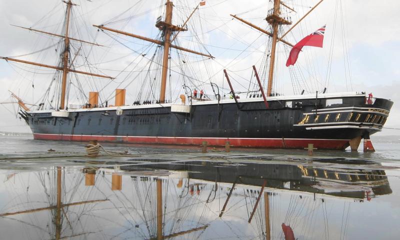 HMS Warrior - Port side