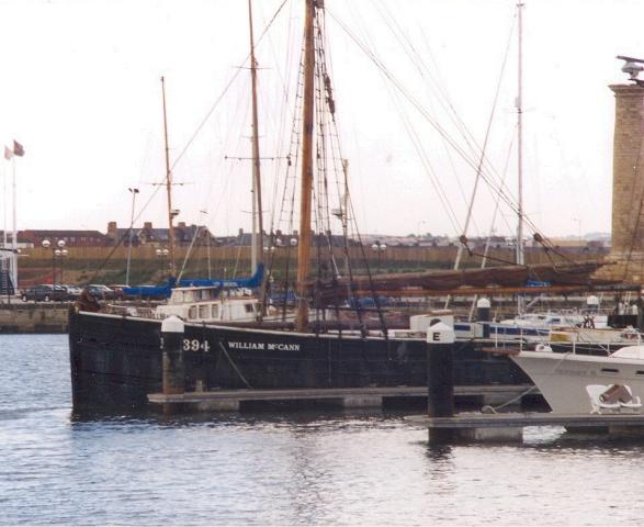 WILLIAM MCCANN - at Hartlepool June 1995. Port bow.