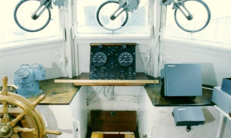 HMS Medusa - wheel house