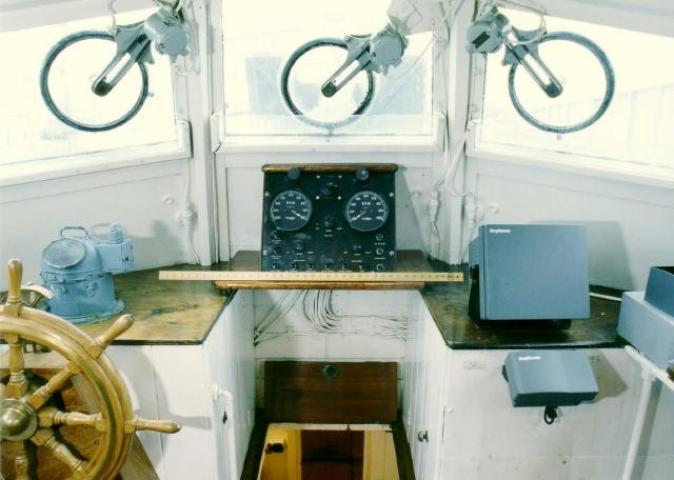 HMS Medusa - wheel house