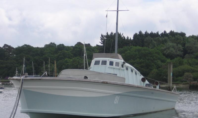 MGB 81 - port bow, Beaulieu River
