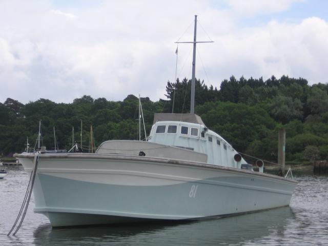 MGB 81 - port bow, Beaulieu River