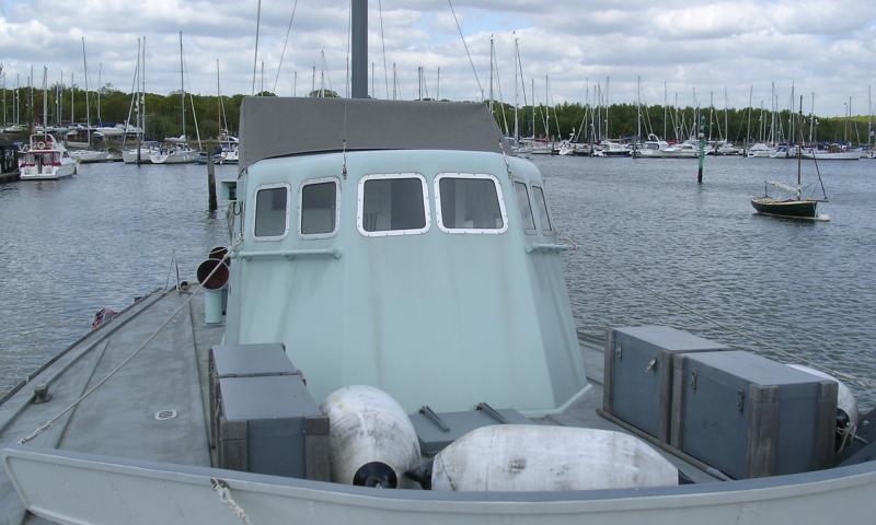 MGB 81 - on deck, looking aft