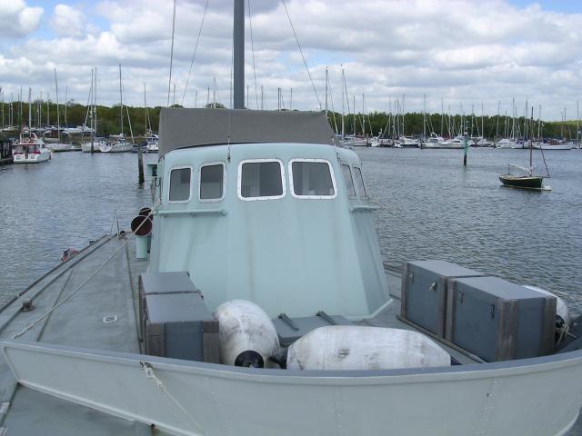 MGB 81 - on deck, looking aft