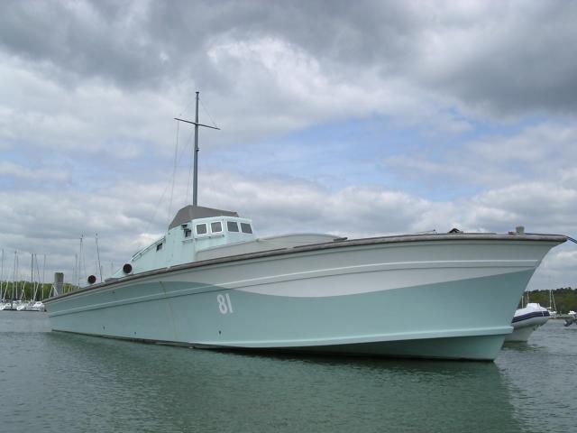 MGB 81 - starboard bow