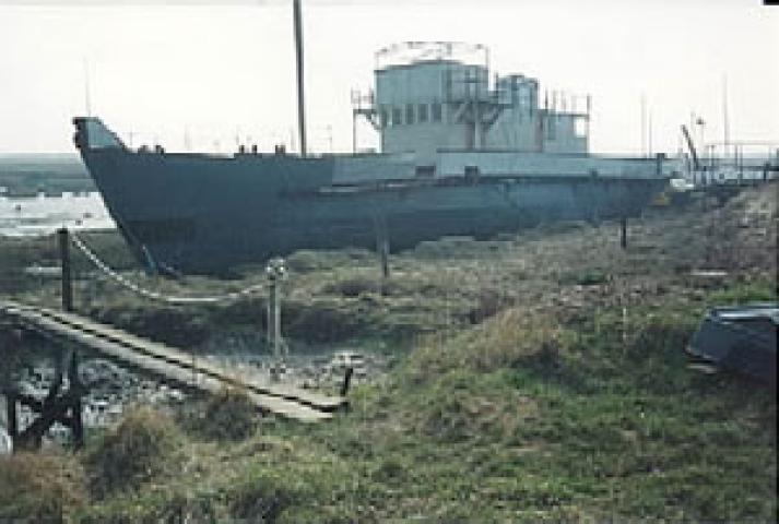 MMS 191 - bow from starboard quarter looking aft. Ref: 96/3/6/33