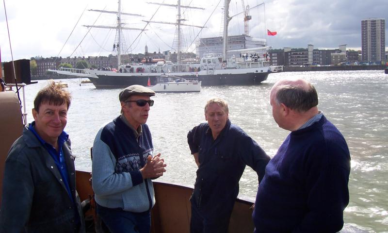 On board Portwey, 2005