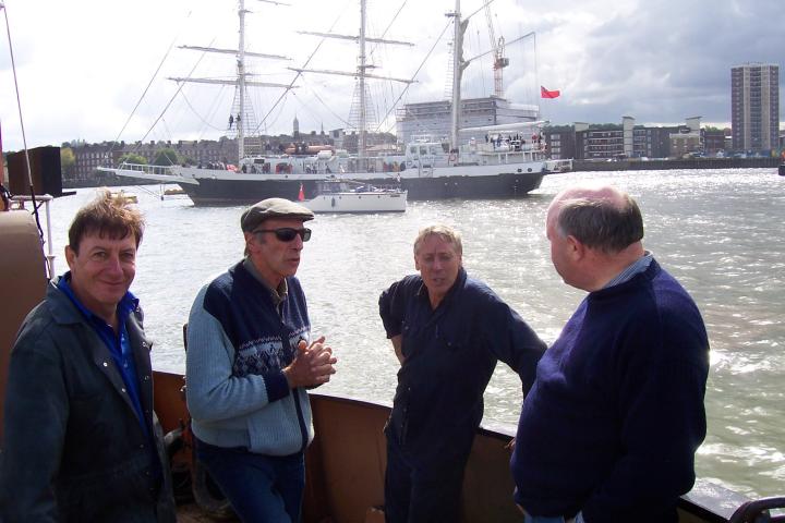 On board Portwey, 2005