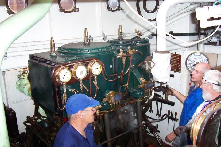 Portwey's engine room