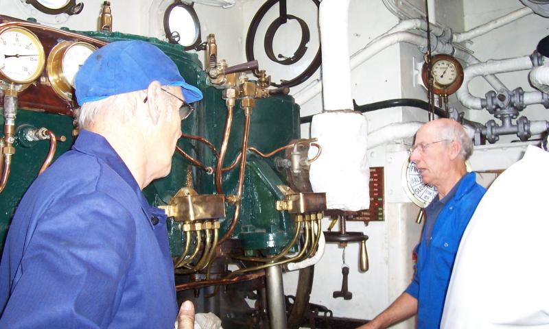 Portwey's engine room