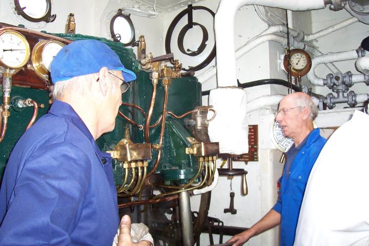 Portwey's engine room