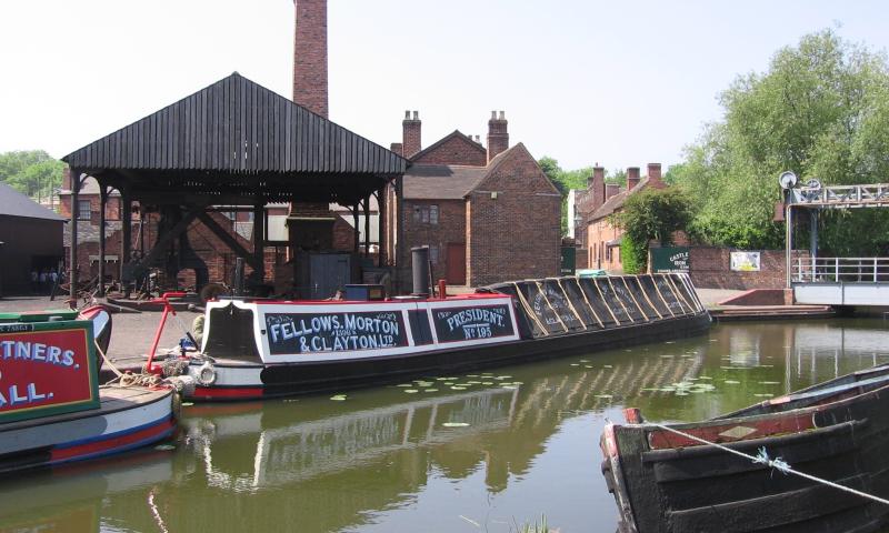 President at the Black Country Museum, 2007