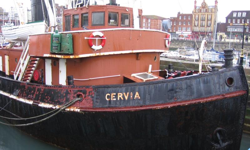 Cervia alongside in Ramsgate