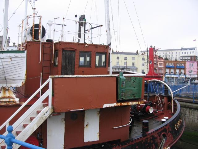 Cervia in Ramsgate - starboard bow