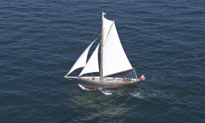 Olga under sail